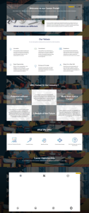 career portal template