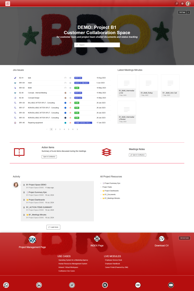 Dedicated Customer Portal with Atlassian Confluence and Refined Site App