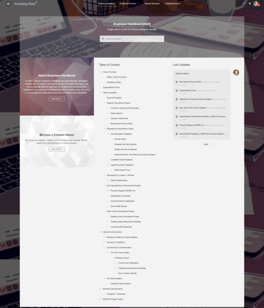 Knowledge Hub Template with Confluence, Jira, and Jira Service Management