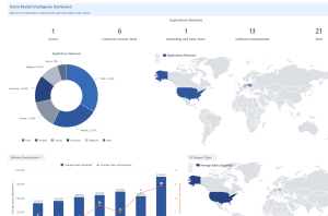 Talent management analytics and dashboards